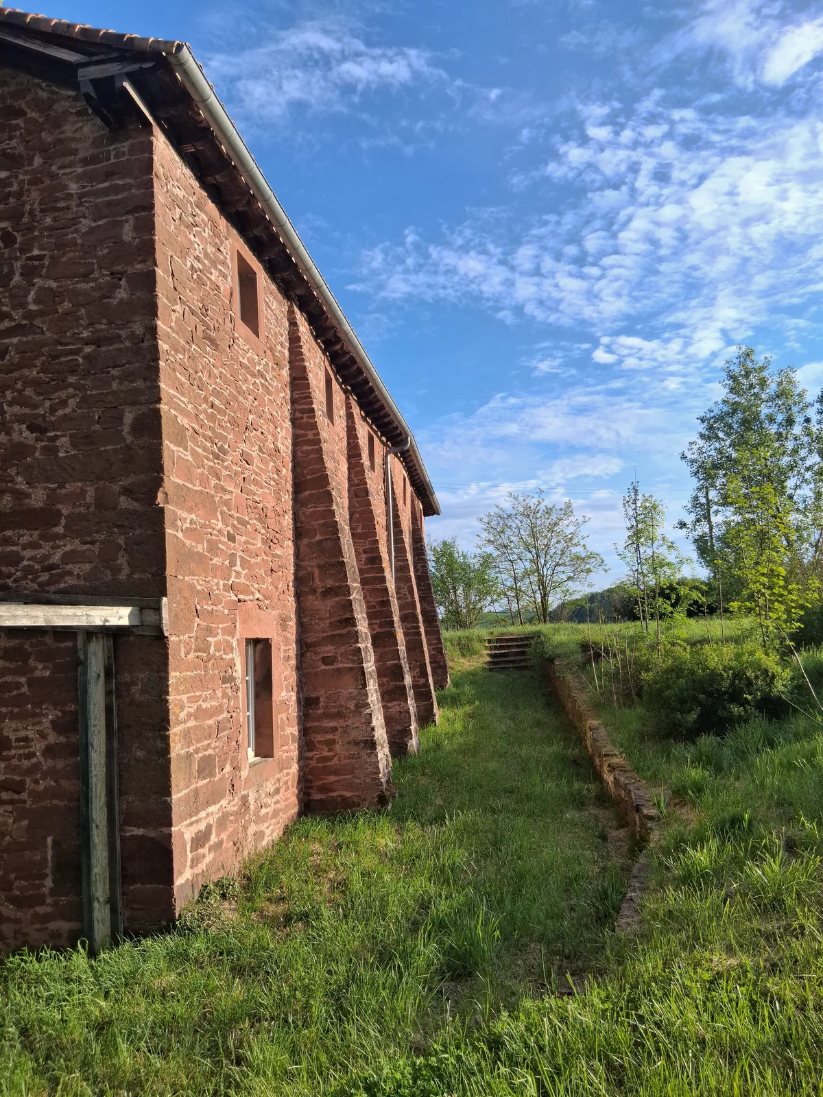 Contreforts de la façade